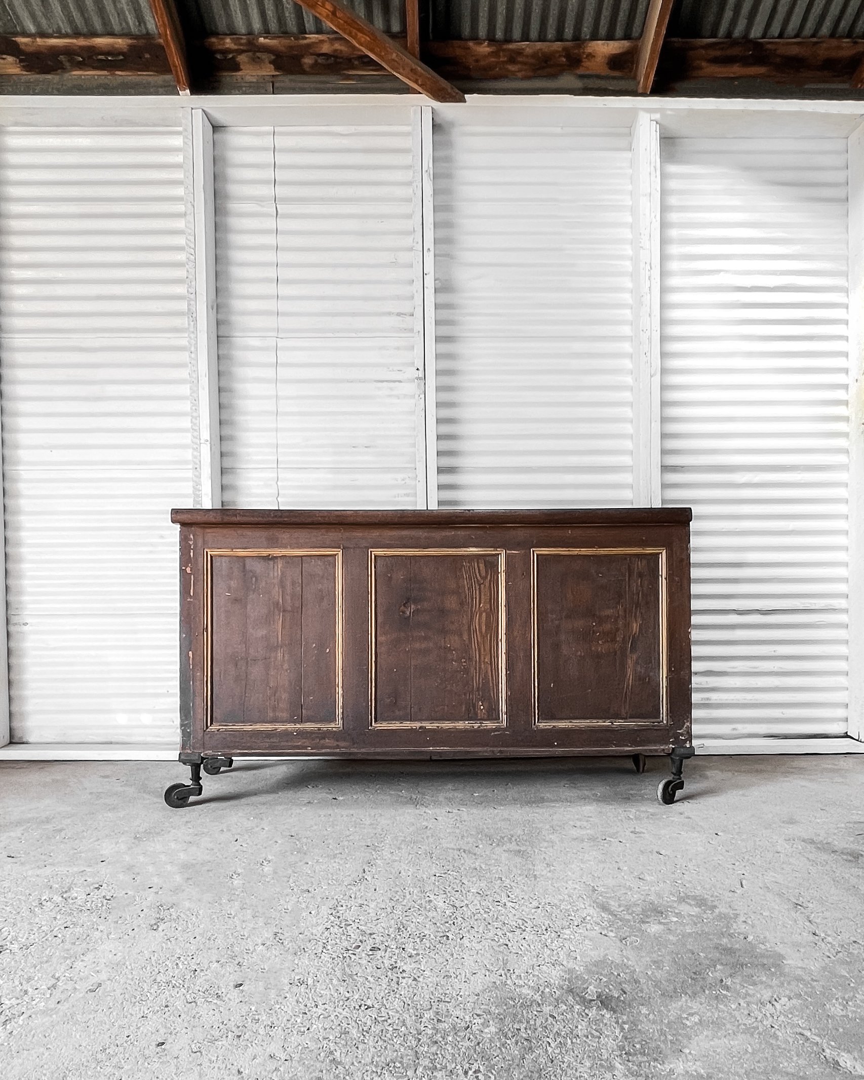 Victorian Shop Counter on Wheels — East End Salvage